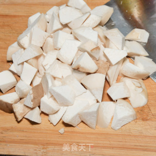素酥肉（杏鲍菇）的做法步骤：1