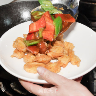 素酥肉（杏鲍菇）的做法步骤：8