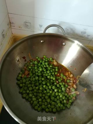 豌豆炒肉的做法步骤：5