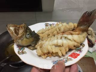 松鼠鲈鱼的做法步骤：3