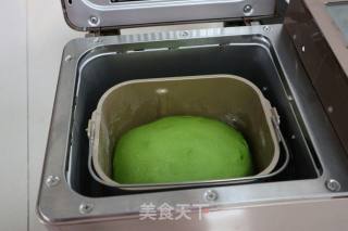 【春天的颜色】菠菜吐司的做法步骤：4