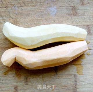 拔丝地瓜的做法步骤：1