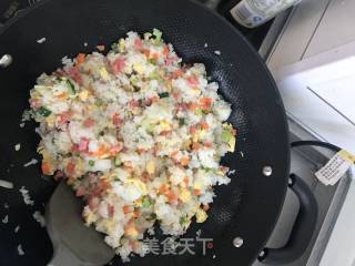 家常炒饭的做法步骤：7