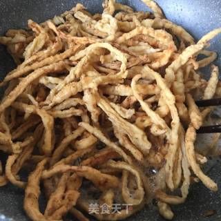 干炸杏鲍菇的做法步骤：10