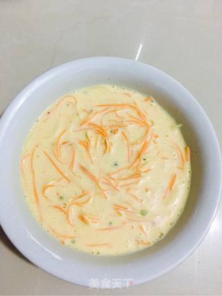 双丝鸡蛋饼的做法步骤：3