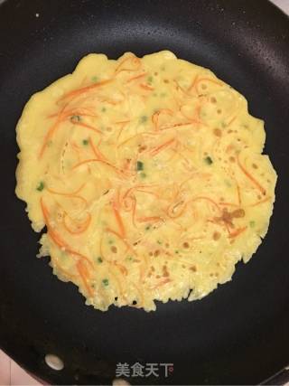 双丝鸡蛋饼的做法步骤：5