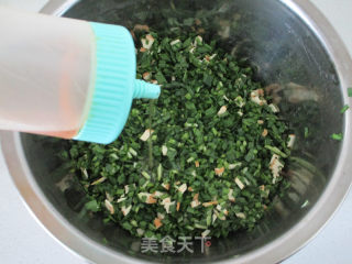韭菜鲜肉煎饺的做法步骤：5
