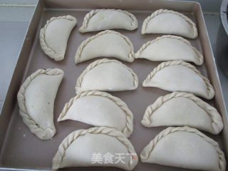 韭菜鲜肉煎饺的做法步骤：11