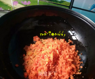 胡萝卜蛋炒饭的做法步骤：5