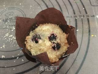 星空蓝莓麦芬的做法步骤：7