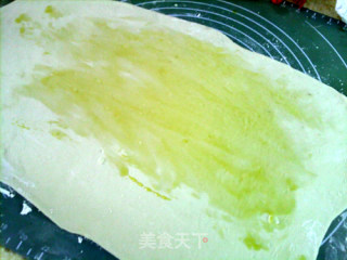 千层葱香椒盐大饼的做法步骤：8