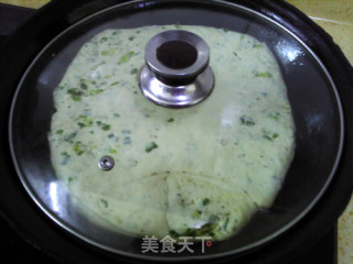 千层葱香椒盐大饼的做法步骤：17