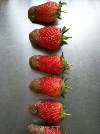 巧克力草莓的做法步骤：4
