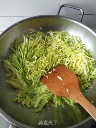 沙茶酱炒卷心菜的做法步骤：6