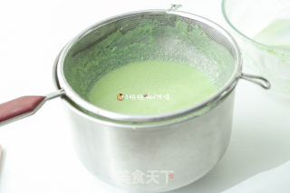 抹茶千层蛋糕的做法步骤：3