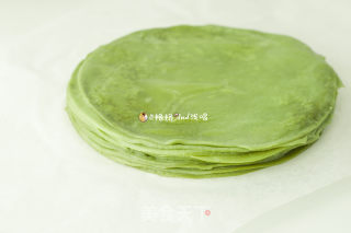 抹茶千层蛋糕的做法步骤：6