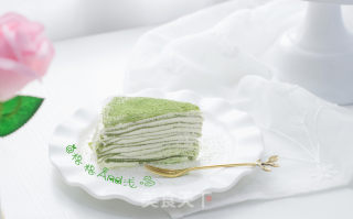 抹茶千层蛋糕的做法步骤：8