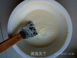 菜煎饼的做法步骤：1
