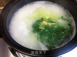 薄荷瘦肉粥的做法步骤：6