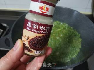 鸡蛋豆角粒粒的做法步骤：7