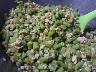 鸡蛋豆角粒粒的做法步骤：11