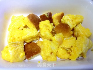 时蔬芝心面包布丁的做法步骤：6