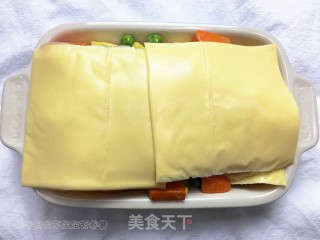 时蔬芝心面包布丁的做法步骤：9