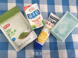 抹茶冰沙的做法步骤：1