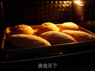 褐麦芋泥欧包的做法步骤：18