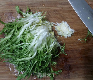 ＃春食野菜香＃苦菊奶芙沙拉的做法步骤：4