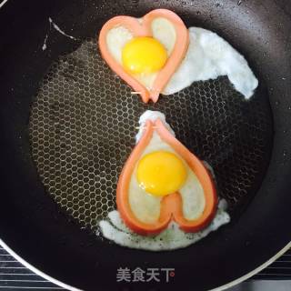 爱心早餐的做法步骤：5