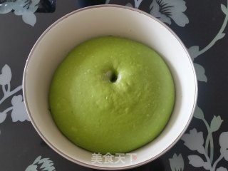 绿叶肉松面包的做法步骤：5