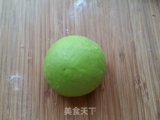 绿叶肉松面包的做法步骤：8