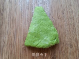 绿叶肉松面包的做法步骤：11