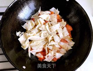 家常素烩饼的做法步骤：5