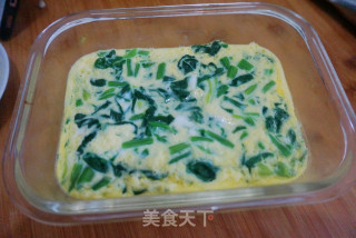 菠菜蒸蛋的做法步骤：5