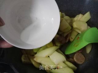 贡丸佛手瓜的做法步骤：10