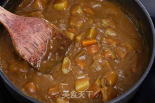 咖喱土豆牛肉焗饭的做法步骤：5