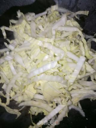 白菜肉丝的做法步骤：5