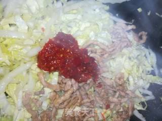 白菜肉丝的做法步骤：7