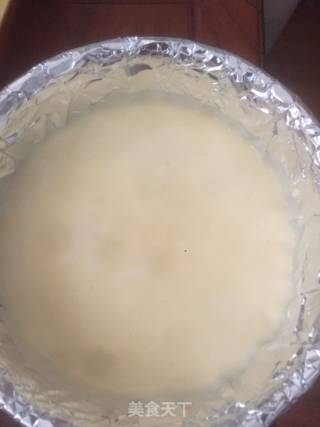 标花轻乳酪蛋糕的做法步骤：12
