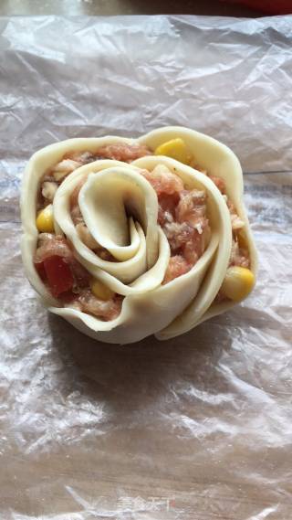????玫瑰花煎饺的做法步骤：6