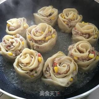 ????玫瑰花煎饺的做法步骤：10