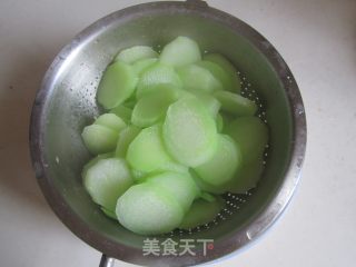 腊肠炒芥蓝的做法步骤：3