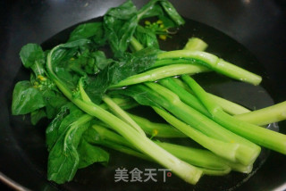 凉拌菜心的做法步骤：2