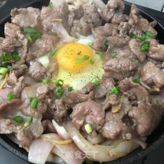 窝蛋牛肉的做法步骤：7