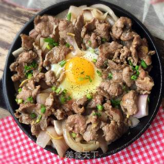 窝蛋牛肉的做法步骤：8