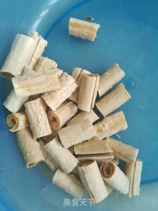 豆筋棍烧背脊骨的做法步骤：10
