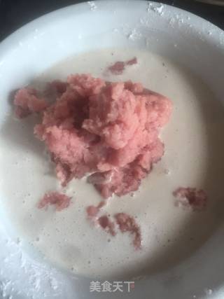 瘦肉丸的做法步骤：4