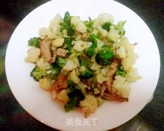 炒双花的做法步骤：7